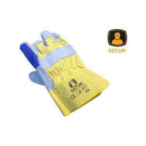 Guante Cuero Y Tela Nº 5 Reforzado SECUR